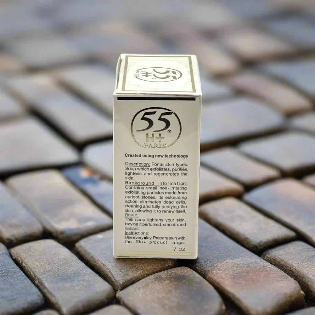 55H+ Paris Apricot Cleansing Soap 7 oz - ASBEAUTYBAZAAR