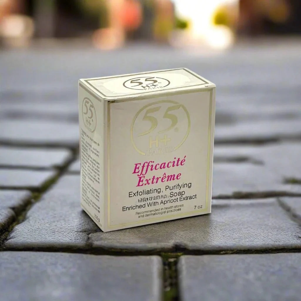 55H+ Paris Apricot Cleansing Soap 7 oz - ASBEAUTYBAZAAR