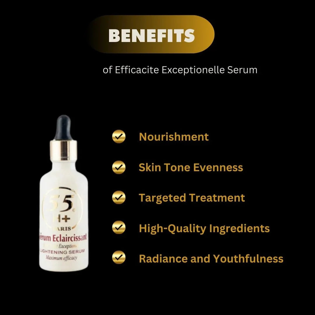 55H+ Paris Efficacite Exceptionelle Serum 1.66 oz - ASBEAUTYBAZAAR