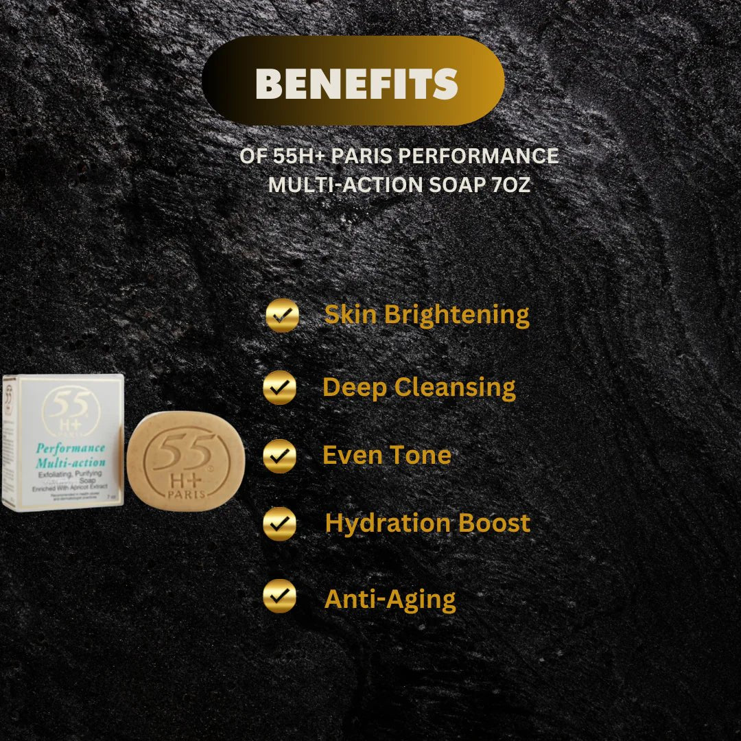 55H+ Paris Performance Multi-Action Soap 7 oz - ASBEAUTYBAZAAR