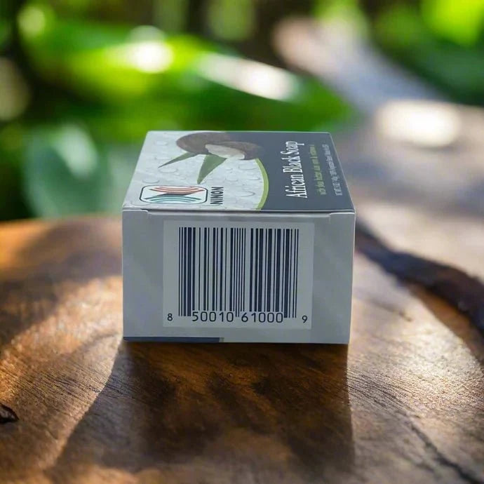 African Black Soap with Shea Butter 5oz / 140g - ASBEAUTYBAZAAR
