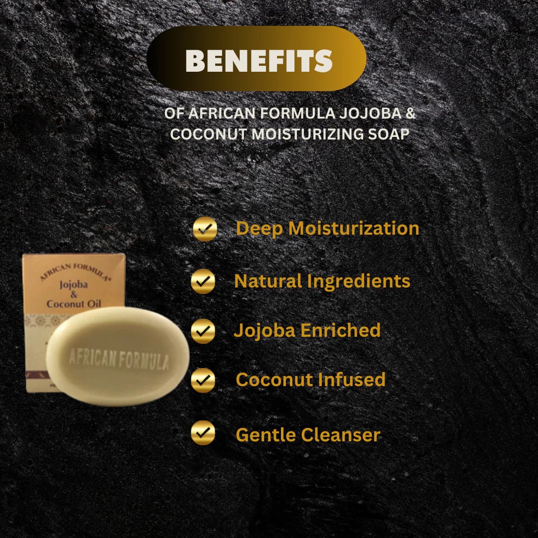 African Formula Jojoba & Coconut Moisturizing Soap 3.5 oz | 100g - ASBEAUTYBAZAAR