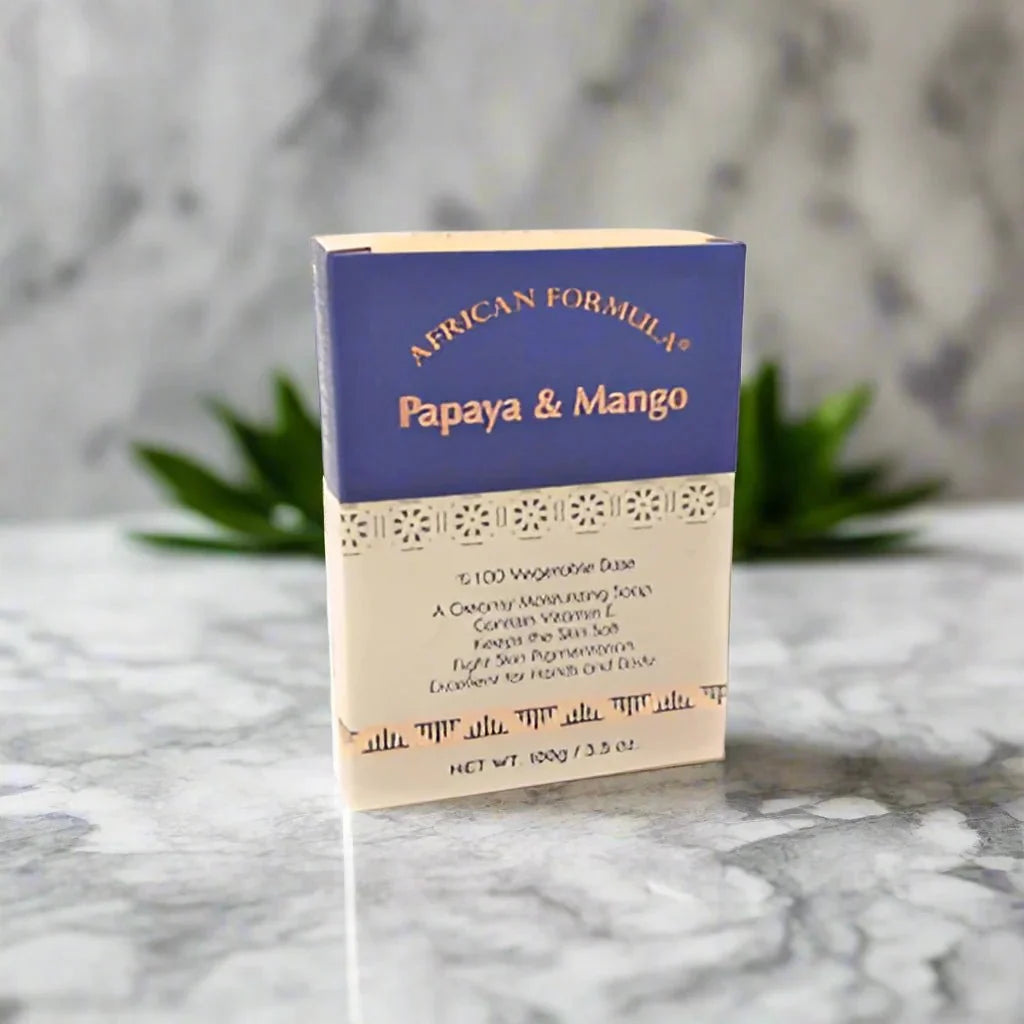 African Formula Papaya & Mango Soap 3.5 oz - ASBEAUTYBAZAAR