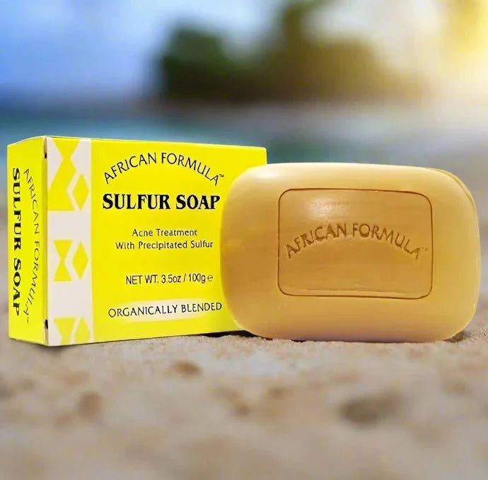 African Formula Sulfur Soap Bar 3.5oz - ASBEAUTYBAZAAR