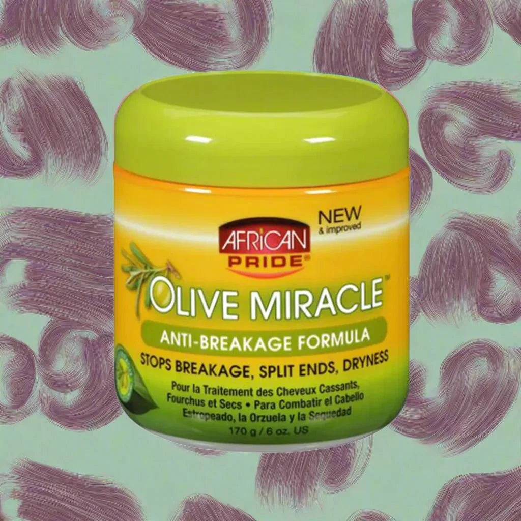 African Pride Olive Miracle Olive Oil Crème 6 oz - ASBEAUTYBAZAAR