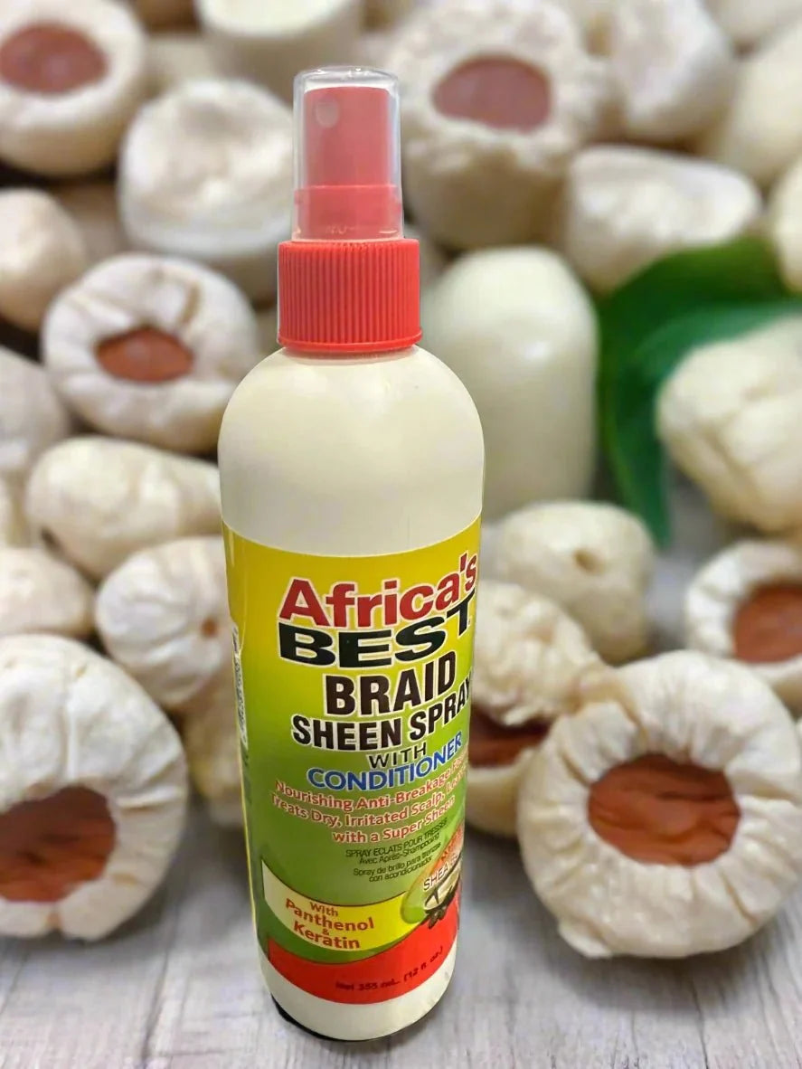 Africa's Best Braid Sheen Spray With Conditioner 12oz - ASBEAUTYBAZAAR