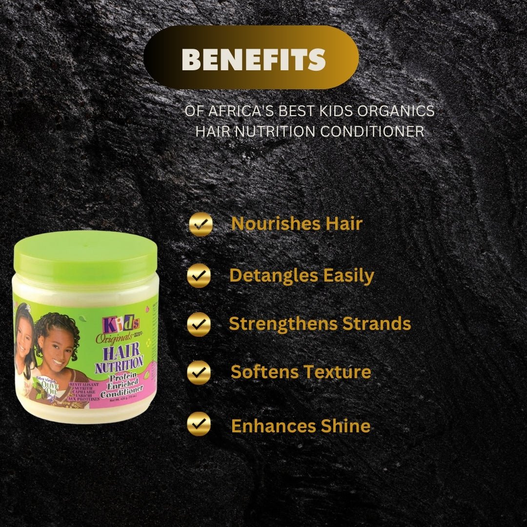 Africa's Best Kids Organics Hair Nutrition Conditioner 15oz - ASBEAUTYBAZAAR