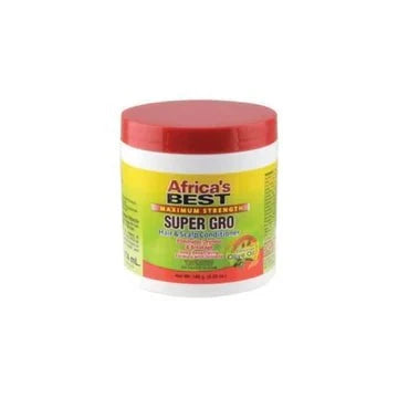 Africa's Best Maximum Strength Super Gro Hair & Scalp Conditioner 5.25 oz - ASBEAUTYBAZAAR