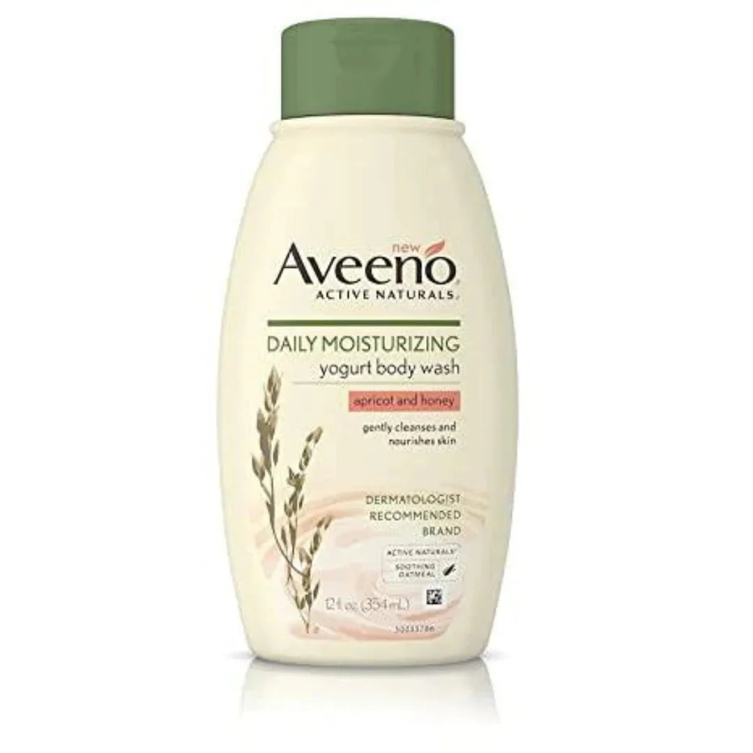 Aveeno Active Naturals Yogurt Body Wash 354ml | 12oz - ASBEAUTYBAZAAR