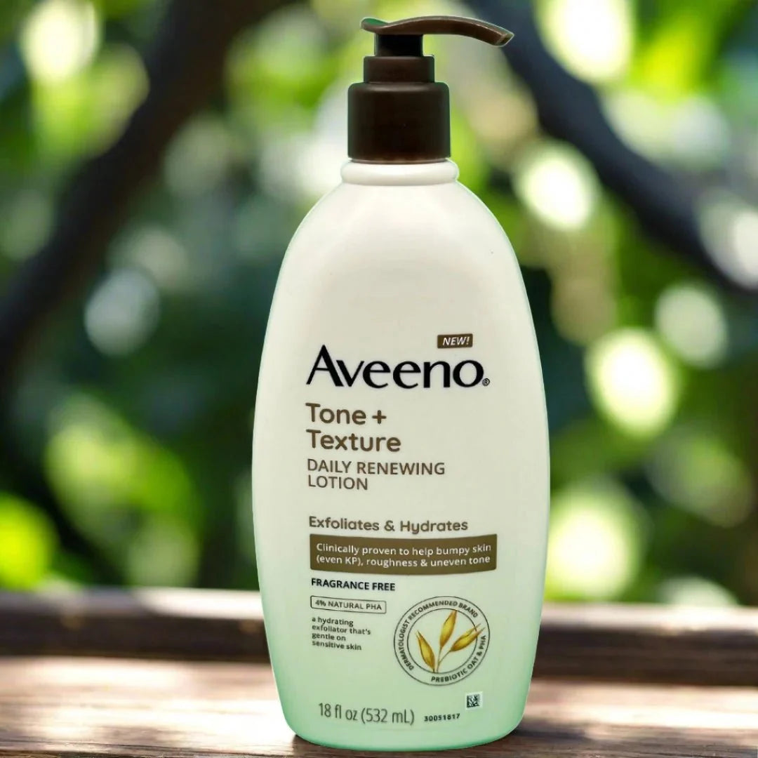 Aveeno Tone + Texture Daily Renewing Lotion 532ml - ASBEAUTYBAZAAR