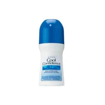 Avon Cool Confidence Baby Powder Roll-On Deodorant 2.6 oz - ASBEAUTYBAZAAR