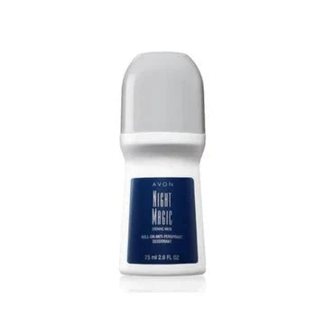 Avon Night Magic Evening Musk Roll-On Deodorant 2.6 oz - ASBEAUTYBAZAAR