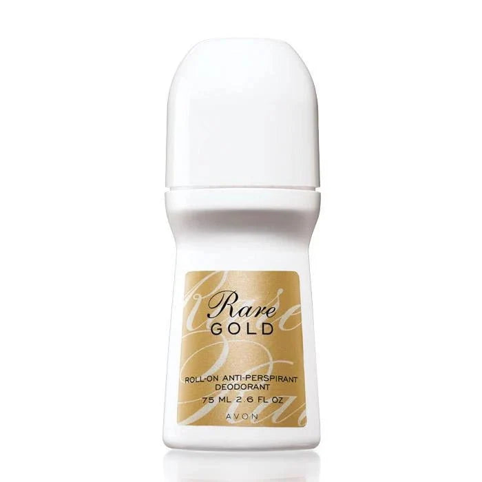 Avon Rare Gold Roll-On Deodorant 2.6 oz - ASBEAUTYBAZAAR