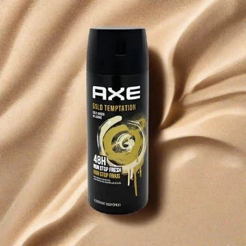 Axe Gold Temptation Deodorant Body Spray 150ml - ASBEAUTYBAZAAR