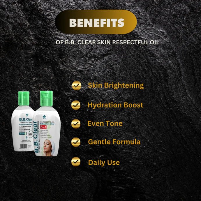 B.B. Clear Skin Respectful Oil with Vitamin C & Fruit Extracts 60ml - ASBEAUTYBAZAAR