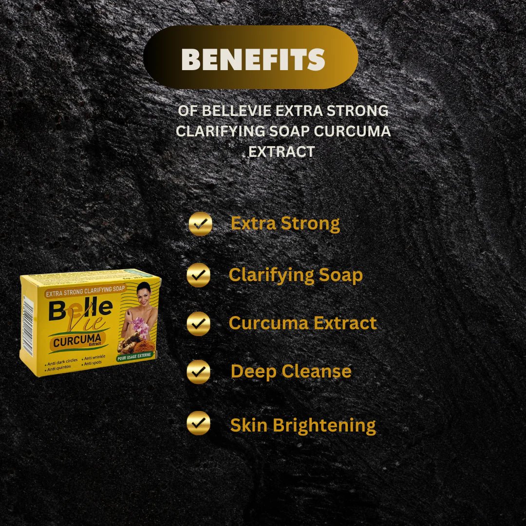 Bellevie Curcuma Extract Beauty Soap 225g - ASBEAUTYBAZAAR