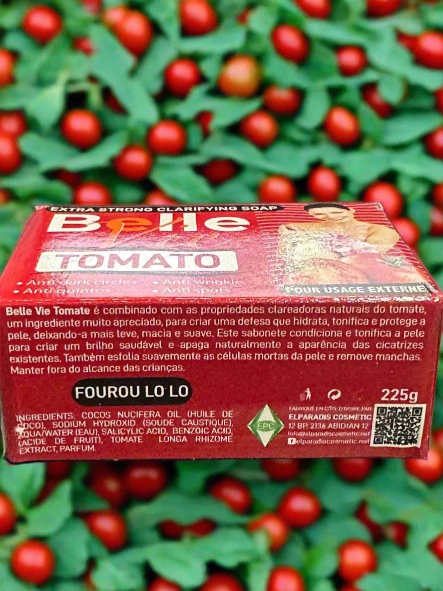 Bellevie Tomato Extract Beauty Soap 225g - ASBEAUTYBAZAAR