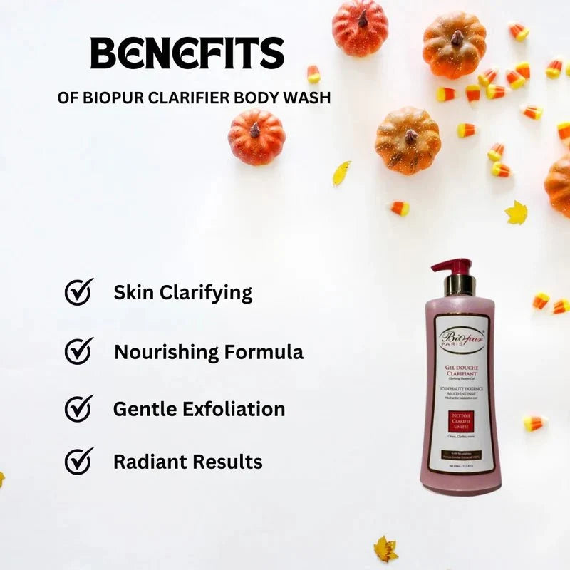 Biopur Clarifying Body Wash for Fresh & Clean Skin 400 ml - ASBEAUTYBAZAAR