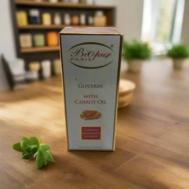 Biopur Paris Glycerin with Carrot Oil Moisturizing Care 125 ml - ASBEAUTYBAZAAR