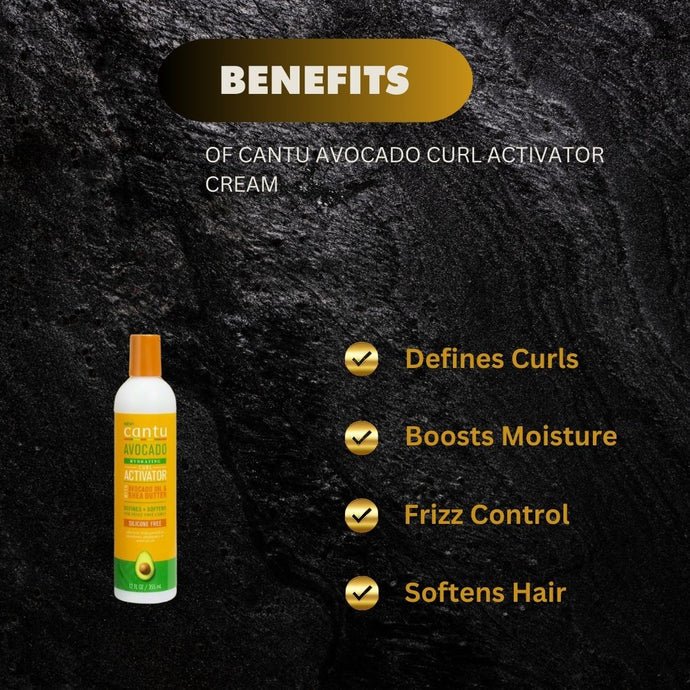 Cantu Avocado Curl Activator Cream 12oz - ASBEAUTYBAZAAR