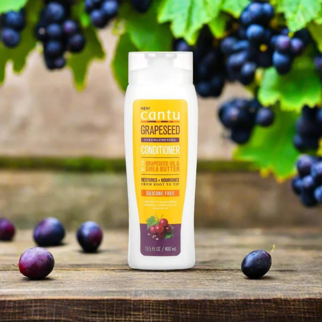 Cantu Grapeseed Strengthening Conditioner 13.5 oz - ASBEAUTYBAZAAR