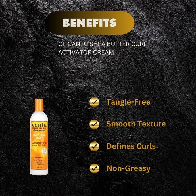 Cantu Shea Butter Curl Activator Cream 12oz - ASBEAUTYBAZAAR