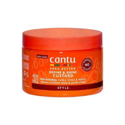 Cantu Shea Butter Define & Shine Custard 12oz - ASBEAUTYBAZAAR