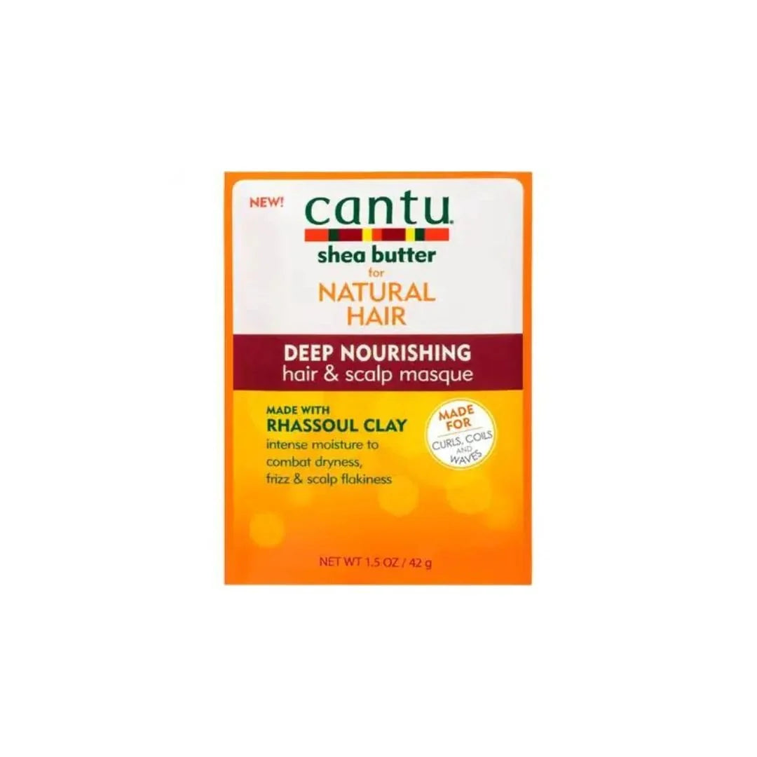 Cantu Shea Butter Rhassoul Clay Nourishing Masque Packet 1.5oz - ASBEAUTYBAZAAR