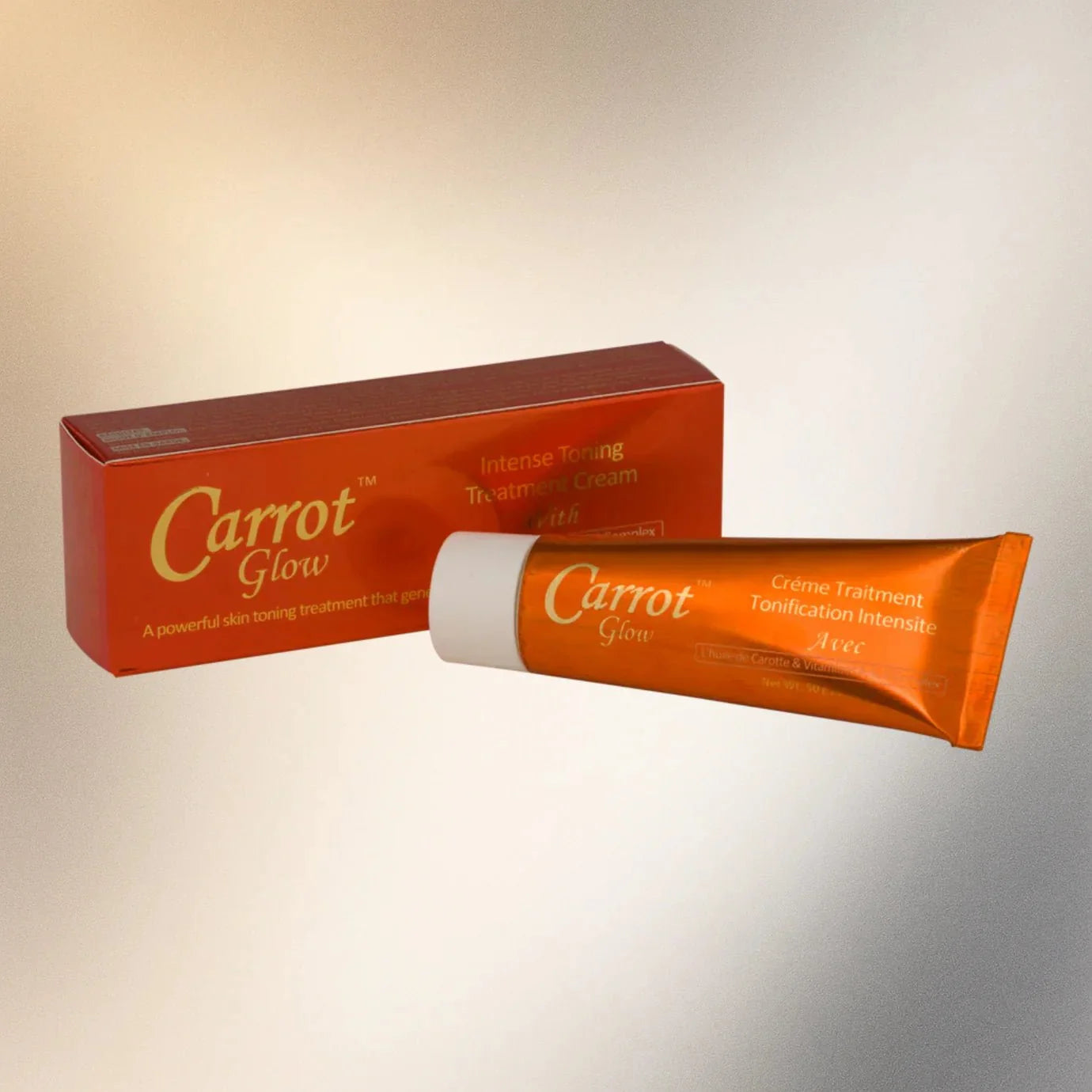 Carrot Glow Tube Cream 1.7 oz - ASBEAUTYBAZAAR