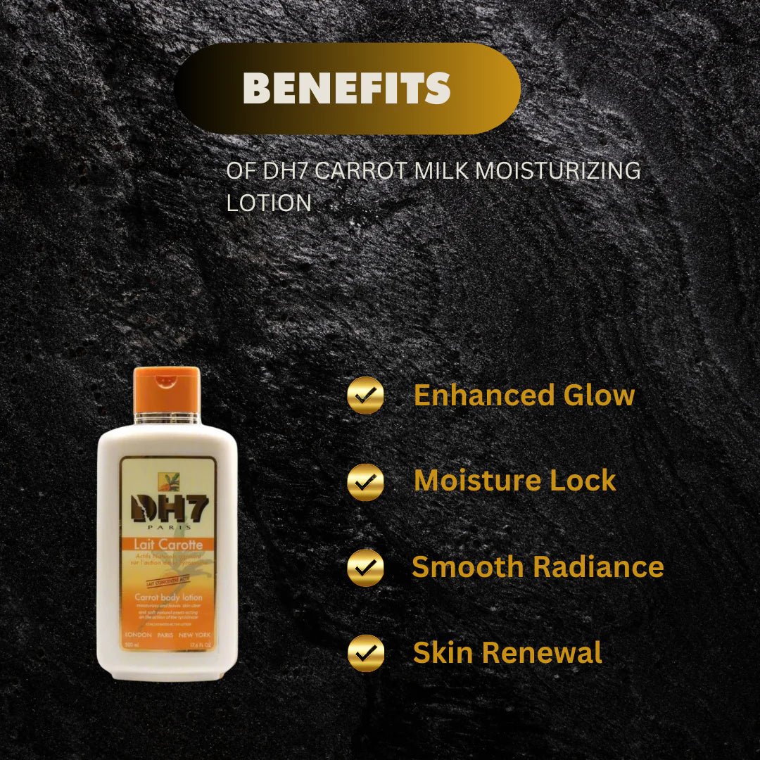 DH7 Carrot Milk Moisturizing Lotion 16.9 oz - ASBEAUTYBAZAAR