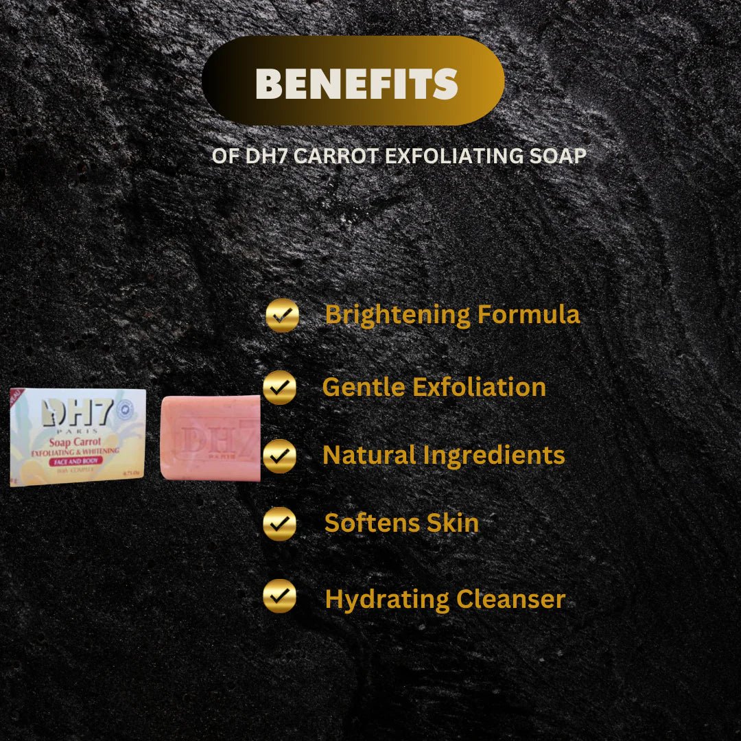 DH7 Carrot Soap with Apricot Kernel 8.75 oz - ASBEAUTYBAZAAR