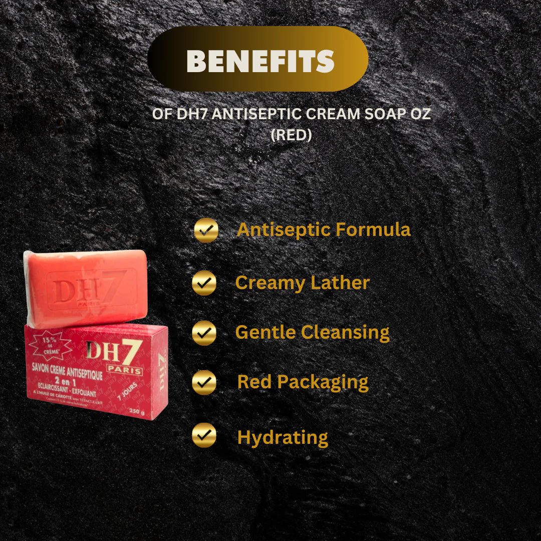 DH7 Cream Soap Red 8.75 oz - ASBEAUTYBAZAAR