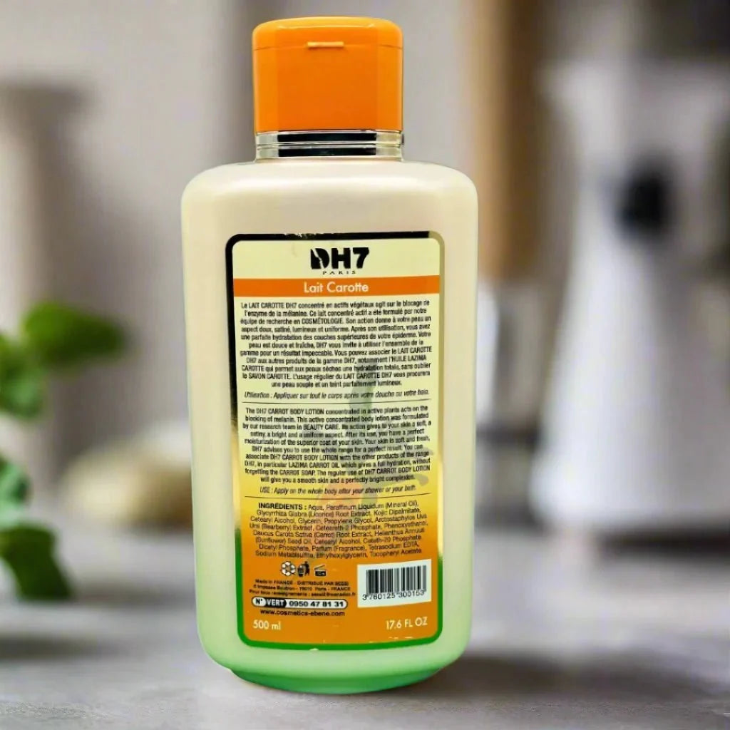 DH7 Lait Carotte Body Lotion 500 ml - ASBEAUTYBAZAAR