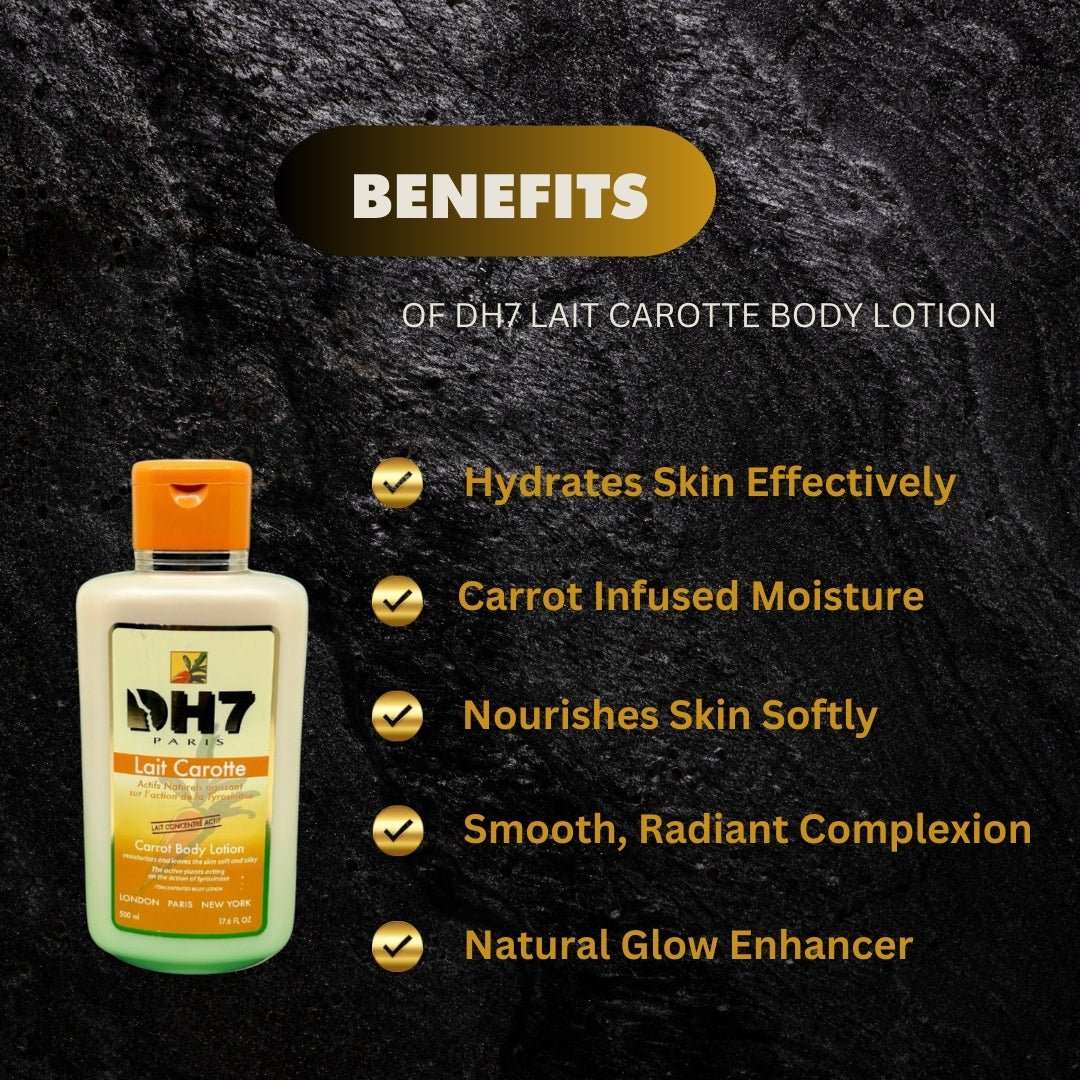 DH7 Lait Carotte Body Lotion 500 ml - ASBEAUTYBAZAAR