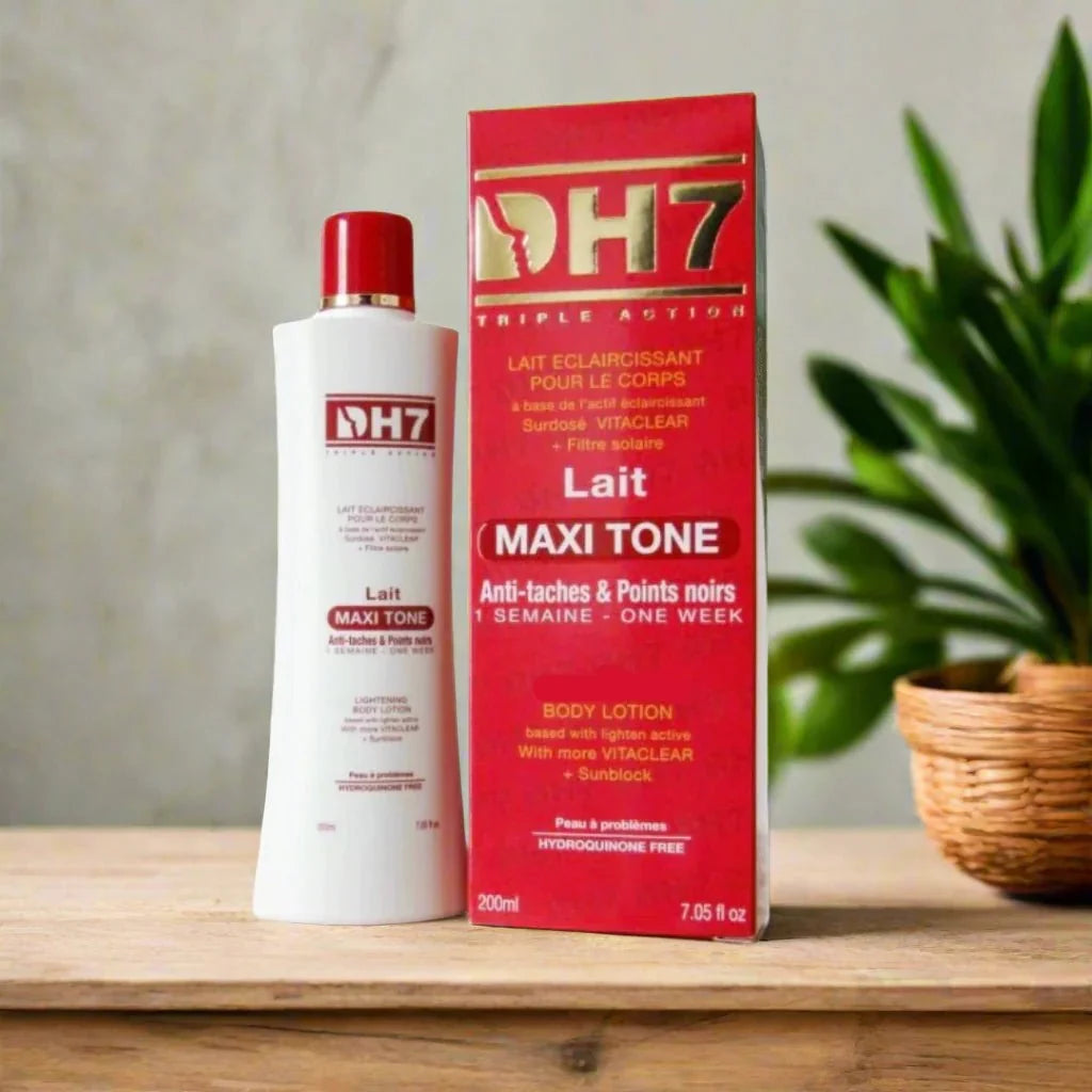 DH7 Maxi Tone Body Milk Lotion 200 ml - ASBEAUTYBAZAAR