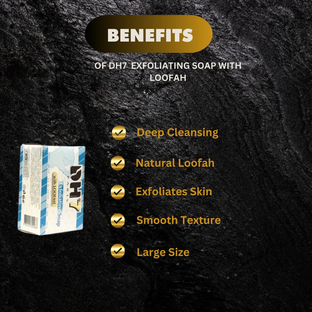 DH7 Soap with Natural Loofah 8.75 oz - ASBEAUTYBAZAAR