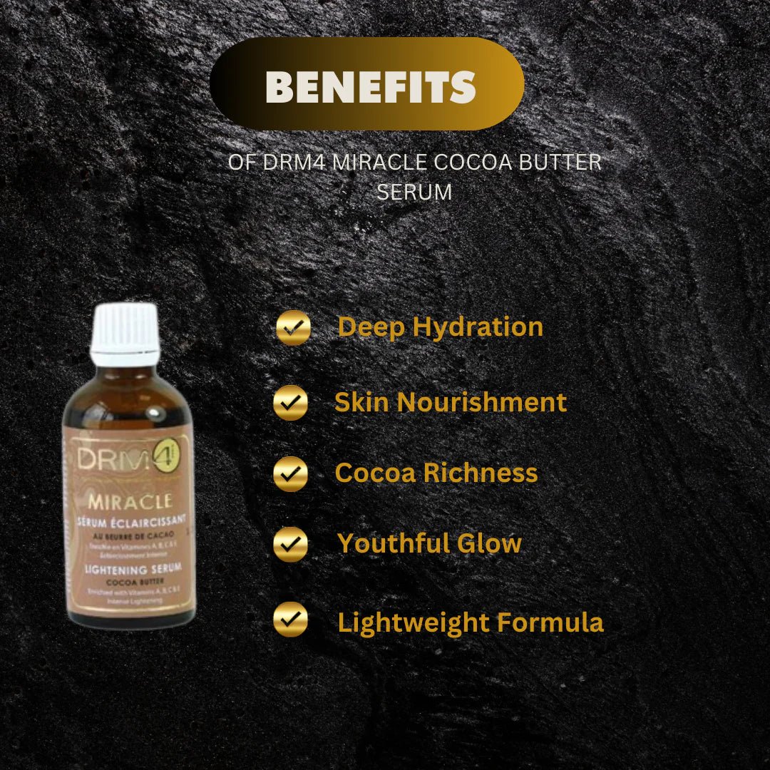 DRM4 Miracle Cocoa Butter Nourishing Serum 1.66oz - ASBEAUTYBAZAAR