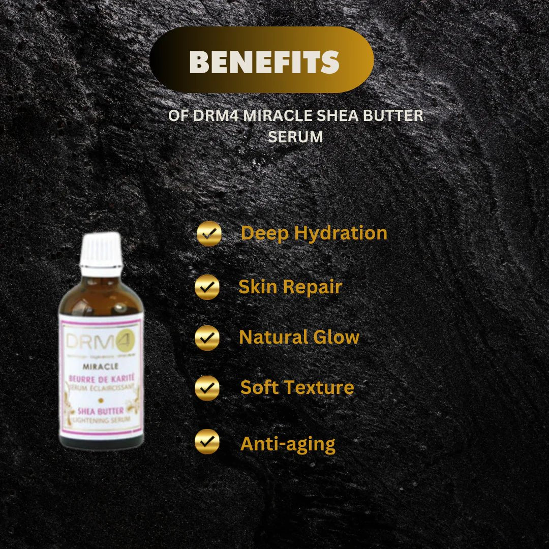 DRM4 Miracle Shea Butter Nourishing Serum 1.66oz - ASBEAUTYBAZAAR