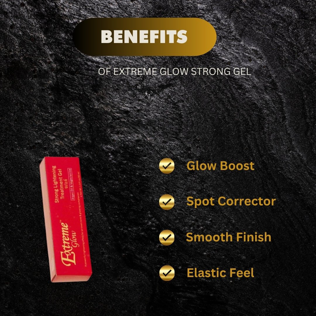 Extreme Glow Strong Gel with Argan Oil & Vegeclairine 1 oz - ASBEAUTYBAZAAR