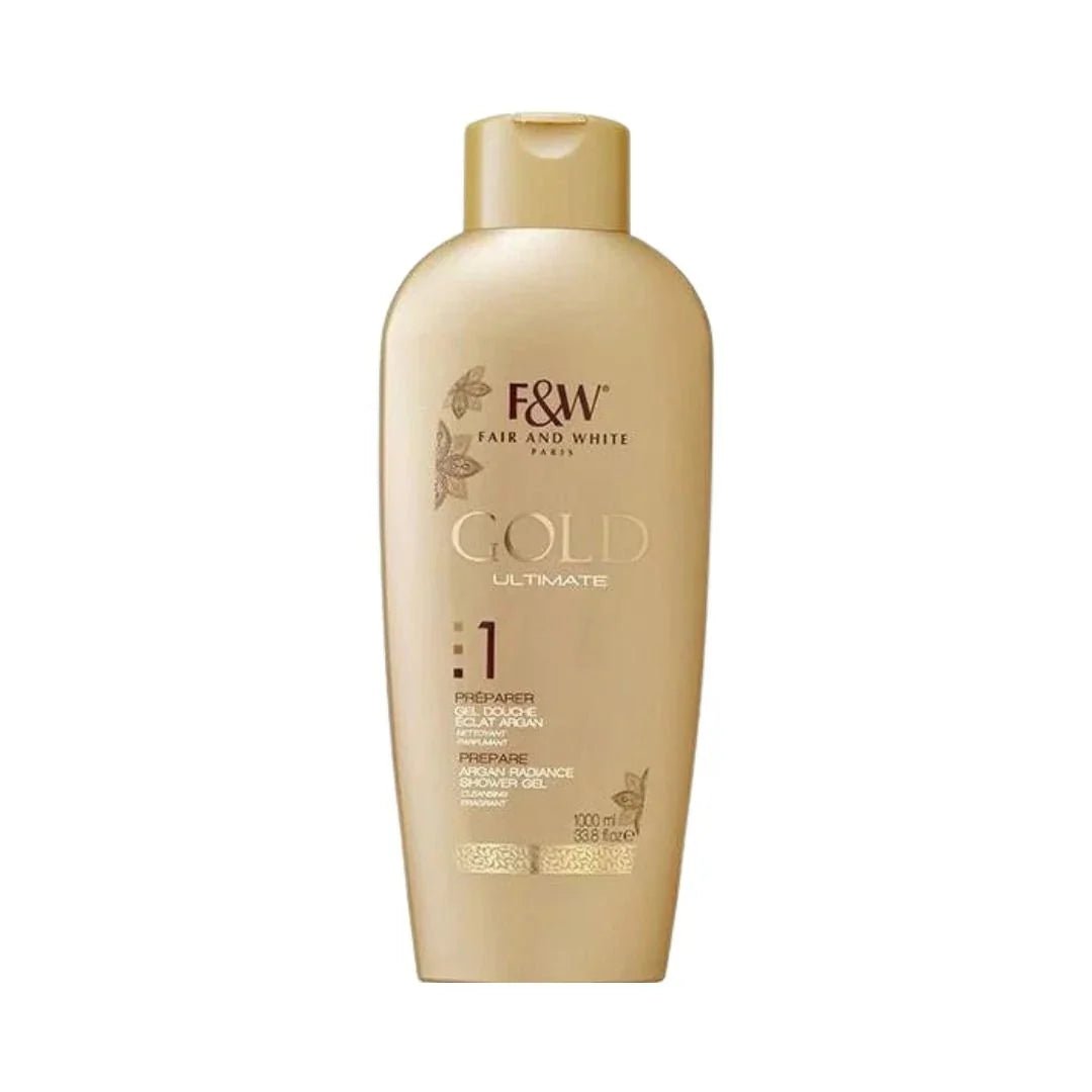 Fair & White Argan Oil Nourishing Body Wash 1000ml – Daily Smoothing - ASBEAUTYBAZAAR