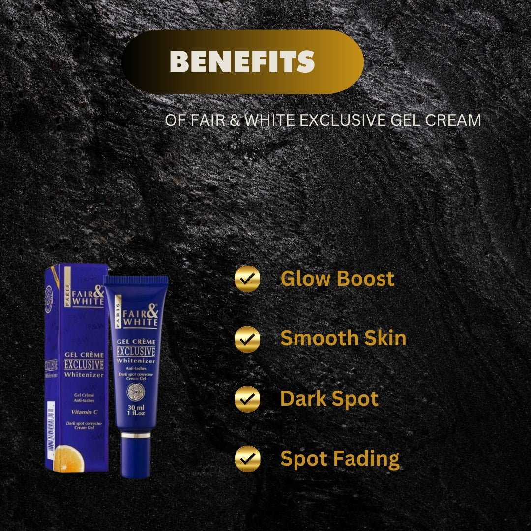 Fair & White Exclusive Vitamin C Gel Cream 30ml - ASBEAUTYBAZAAR