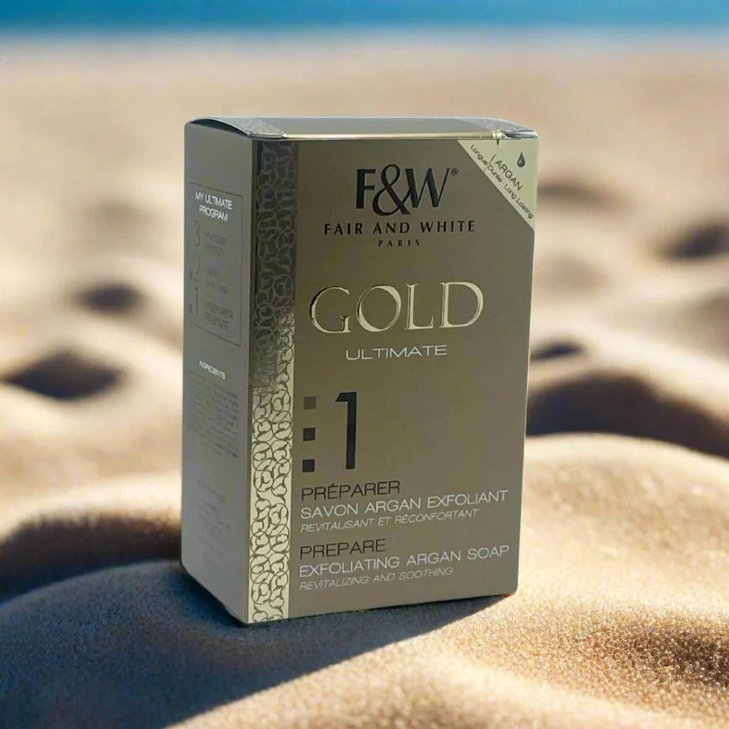 Fair & White Gold #1 Argan Oil Cleansing Bar 200g - ASBEAUTYBAZAAR