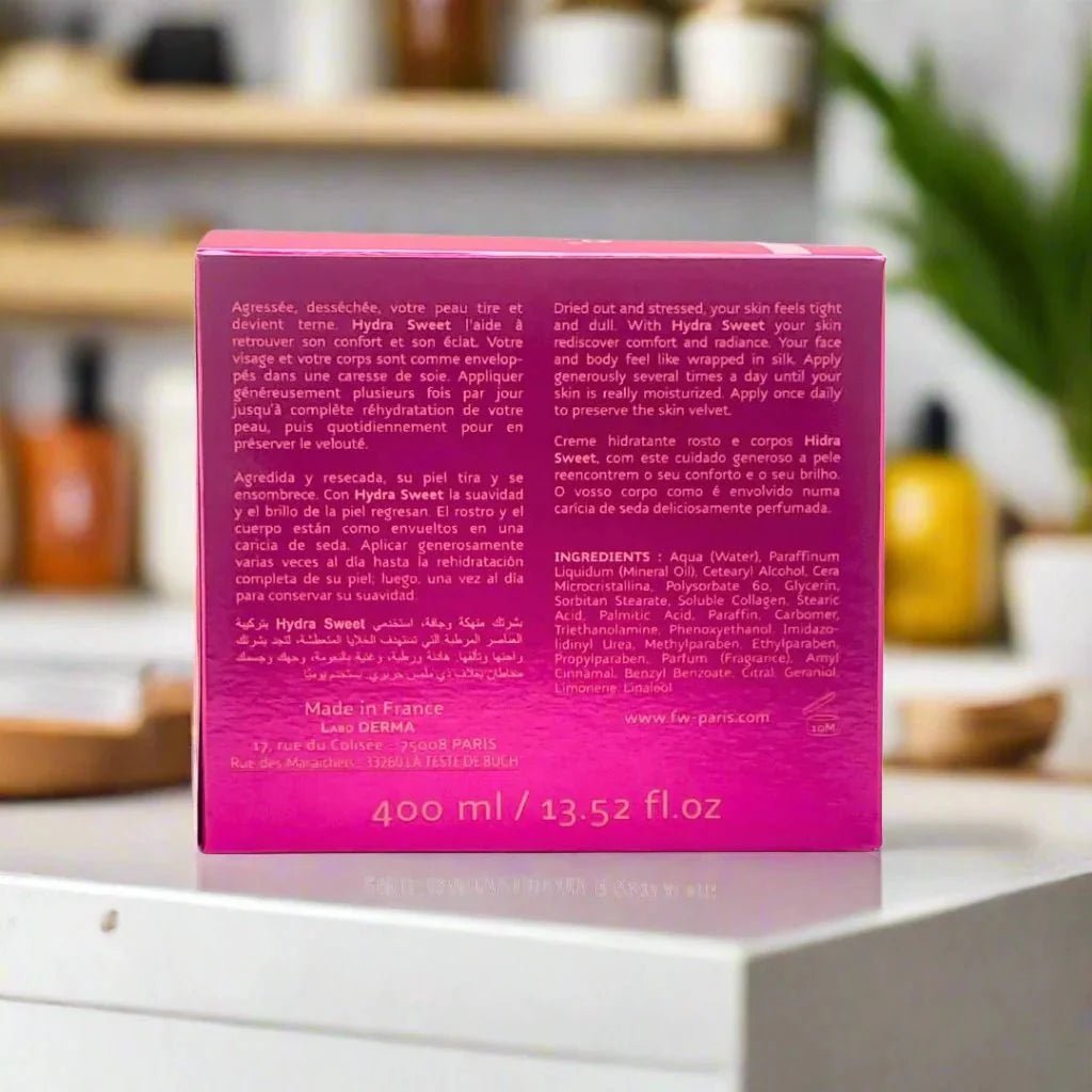 Fair & White Hydra Sweet Moisturizing Cream 400ml – Daily Hydrating Body Cream - ASBEAUTYBAZAAR
