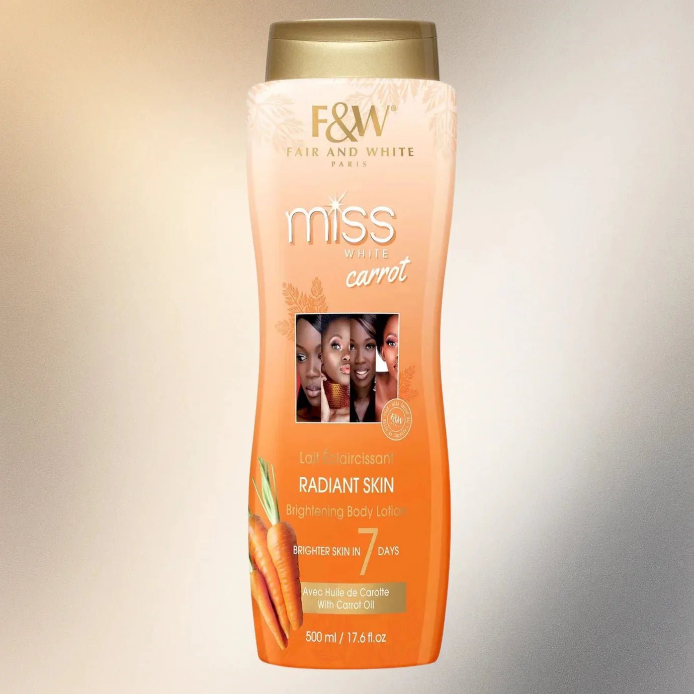 Fair & White Miss Carrot Nourishing Body Lotion 500ml - ASBEAUTYBAZAAR