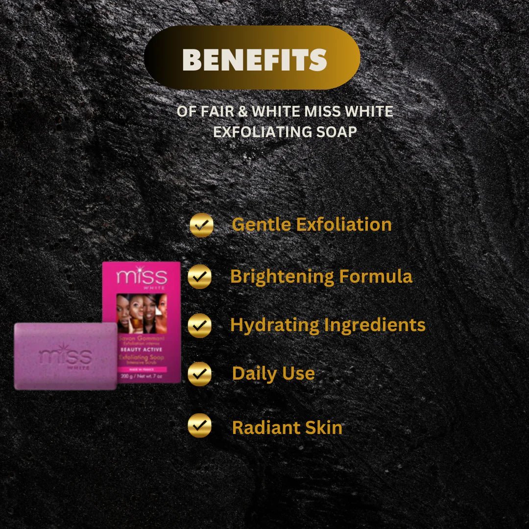 Fair & White Miss Vitamin E Cleansing Bar 7 oz - ASBEAUTYBAZAAR