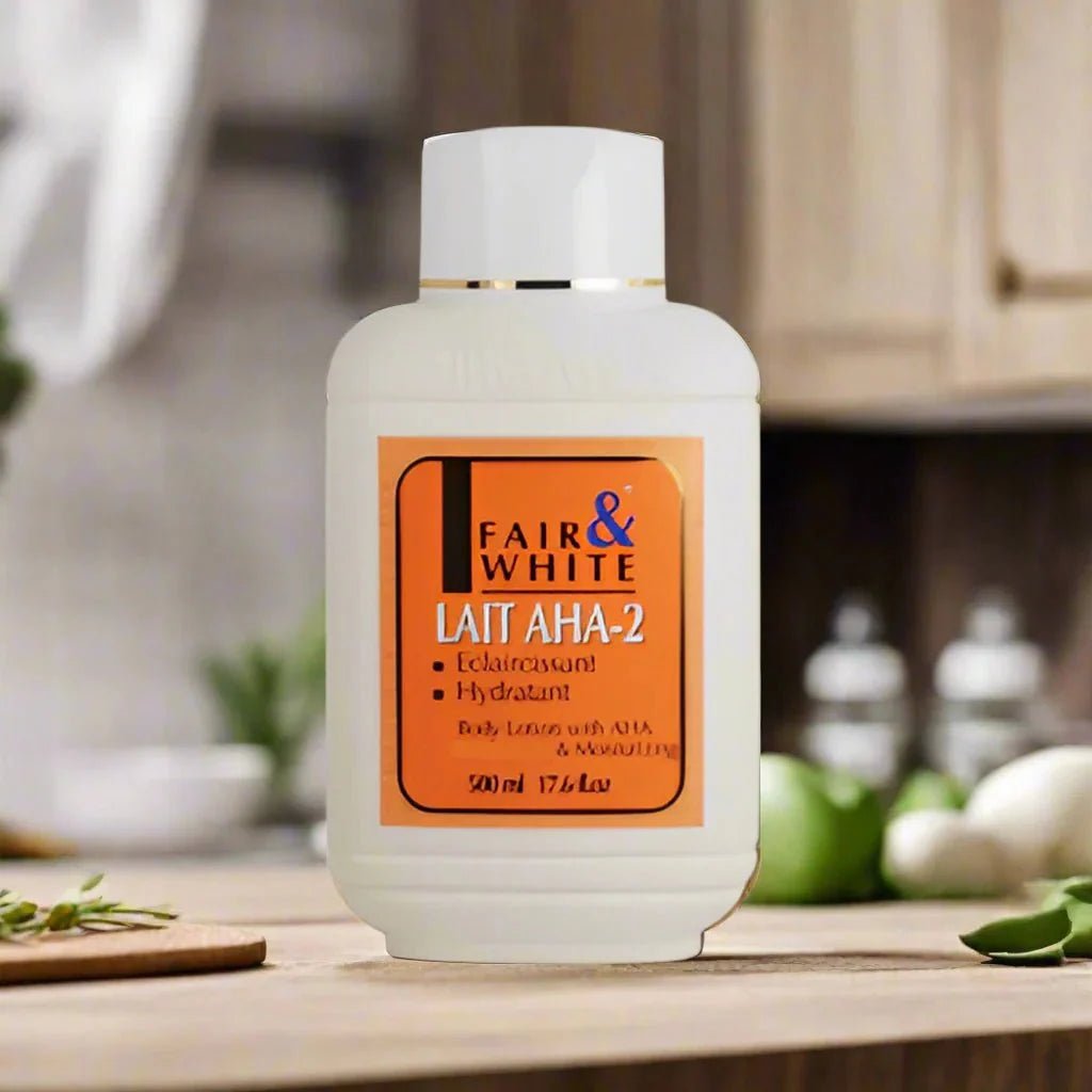 Fair & White Original AHA Body Lotion with Lactic Acid 17 oz / 500ml - ASBEAUTYBAZAAR