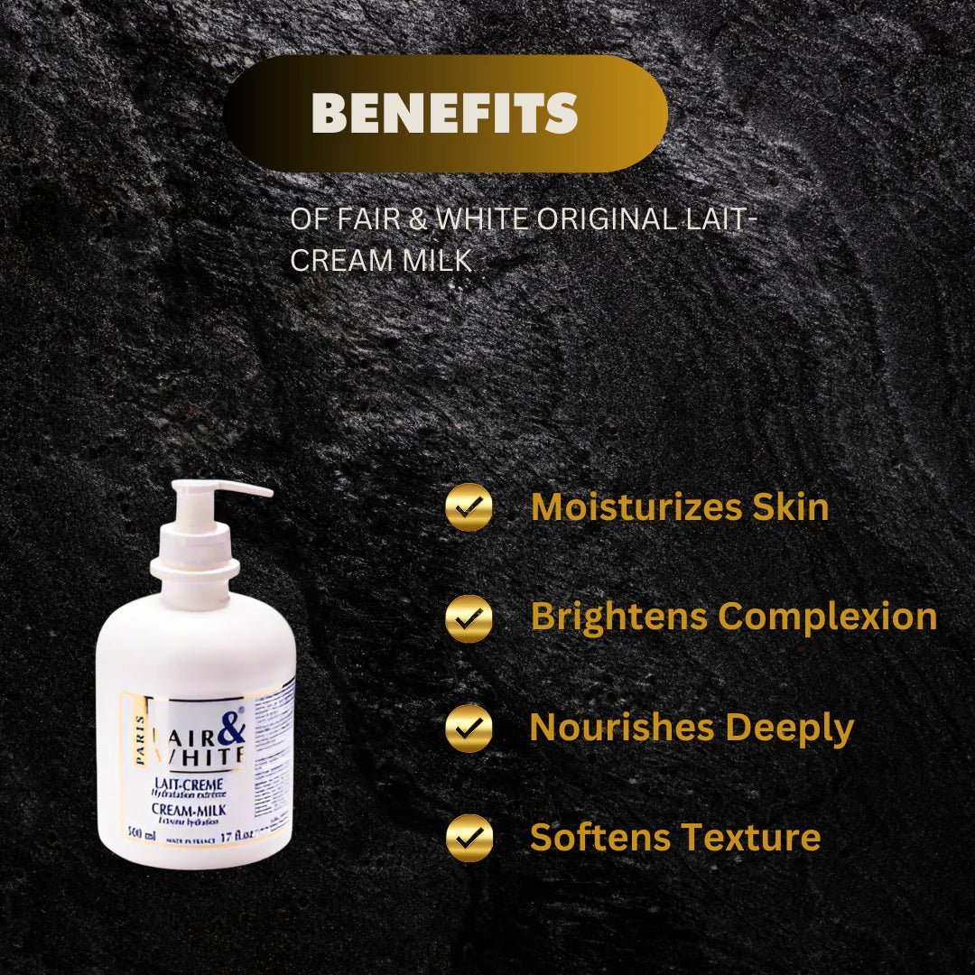 Fair & White Original Lait-Cream Milk Body Lotion 500ml / 16.9 oz - ASBEAUTYBAZAAR
