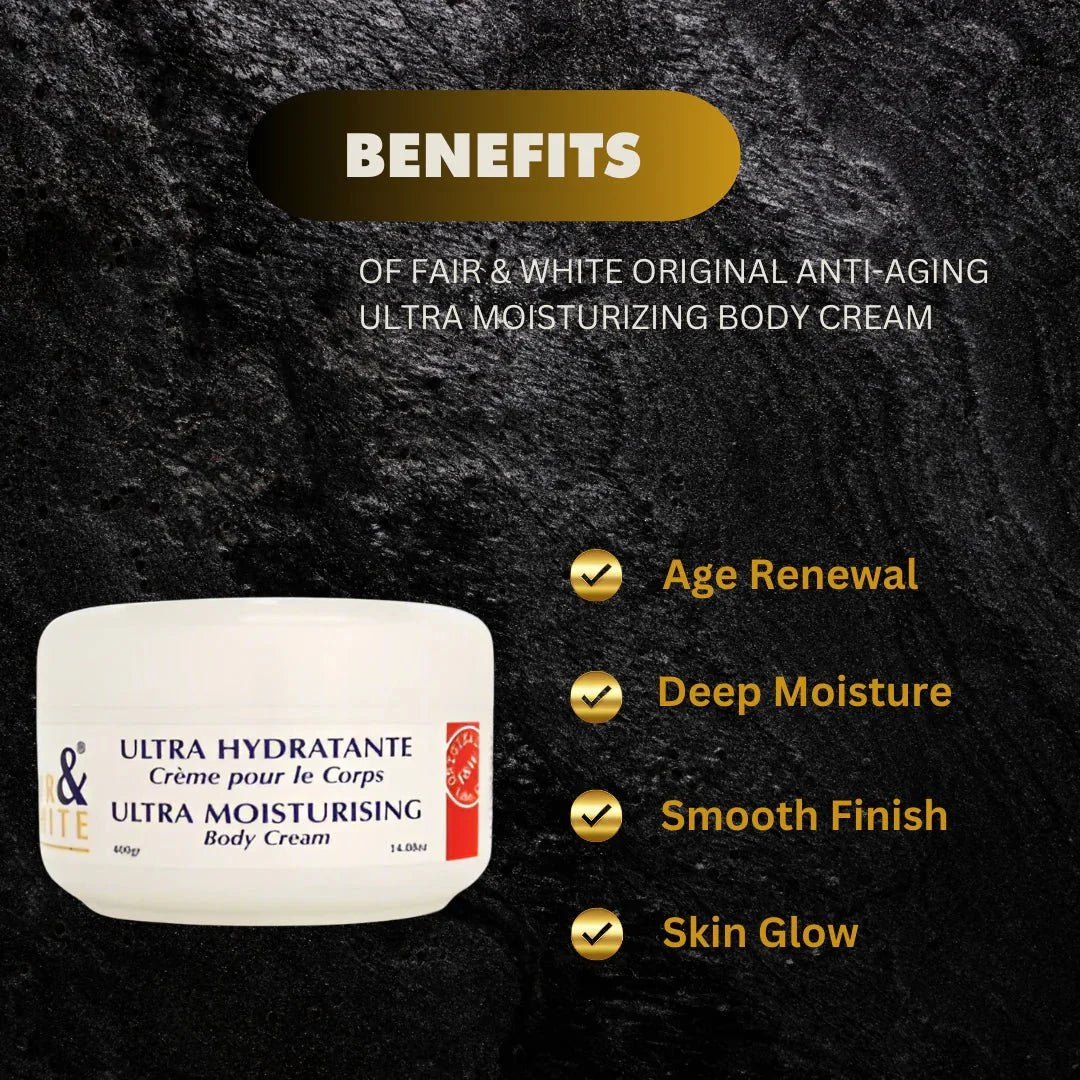 Fair & White Original Ultra Nourishing Body Cream 400ml - ASBEAUTYBAZAAR