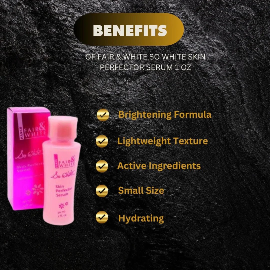 Fair & White Smoothing Face Serum 30ml – Lightweight Daily Serum - ASBEAUTYBAZAAR