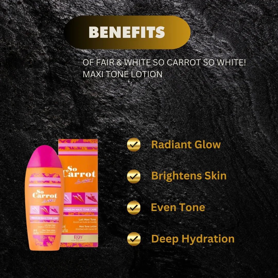 Fair & White So Carrot Balancing Body Lotion with Carrot Oil 300ml - ASBEAUTYBAZAAR